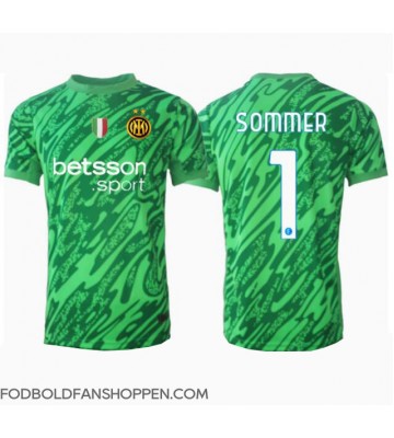 Inter Milan Yann Sommer #1 Målmand Hjemmebanetrøje 2024-25 Kortærmet
